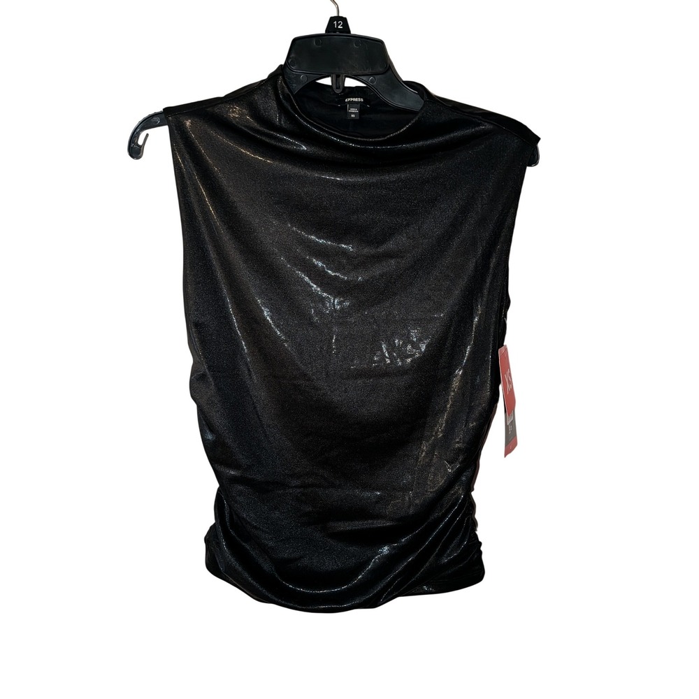 Express Body‎ Contour High Waisted Midi Skirt Black XS NWT 6056328573